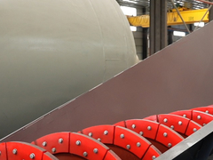 Προσαρμοσμένη βιομηχανική σκόνη ευέλικτο τσιμέντο σπειροειδής πριονιστήριες βίδες μεταγωγής βρόγχος για το όφελος