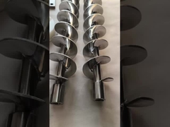 OEM Custom Stainless Steel Alloy Single Twin Extruder Screw Barrel Αντικατάστατη έγχυση μολύβδου τροφοδοσίας