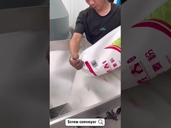 Ελαστικός μεταγωγός βιδών από ανοξείδωτο χάλυβα για τη χημική βιομηχανία