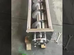 Προσαρμοσμένη βίδα τροφοδότης Χημική Βιομηχανία U σχήμα βίδα ελαστικός μεταφορέας