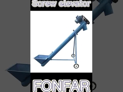 Στρώσιμο ατσάλι κατακόρυφο και κλίση σπειροειδής μεταγωγός τροφοδοσίας για χειρισμό σιτηρών