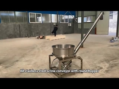 Τεχνικός μεταφορέας τροφοδοσίας βίδας σε σχήμα U από ανοξείδωτο χάλυβα