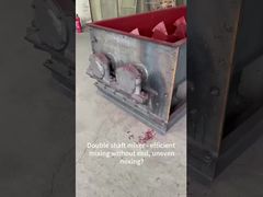 Ειδικός Πολυ-Αξονικός Κοχλιοφόρος Μεταφορέας Διπλού Άξονα Μίξερ - Μίξερ Διπλού Άξονα Βαρέως Τύπου για Σκυρόδεμα