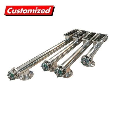 Αγορά OEM Custom Tubular Screw Auger Feeder από ανοξείδωτο χάλυβα με συμπαγή δομή ηλεκτρονική κατασκευή