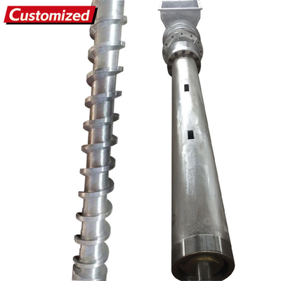 Καλή τιμή. Εξατομικευμένος μικρο-ανακυκλωμένος πλαστικός κοχλιοφόρος εξωθητής, μονόκοχη κάννη, ανοξείδωτο ατσάλι κατάλληλο για εξωθητή πλαστικού PVC Plastify Extruder Single Screw Barrel σε απευθείας σύνδεση