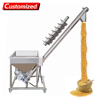 Καλή τιμή. oem Electric Screw Conveyor Inclined Spiral Auger Screw Conveyor Pipe Auger Feeder Conveyor Powder Particles Loading Machine 1.7m Conveyor Height σε απευθείας σύνδεση