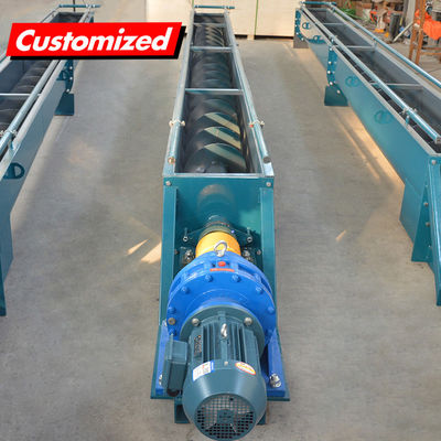 Καλή τιμή. OEM Custom Industrial Cement Carbon Steel Auger Conveyor για χώμα και συσσωματώματα από άσχολο άνθρακα σε απευθείας σύνδεση