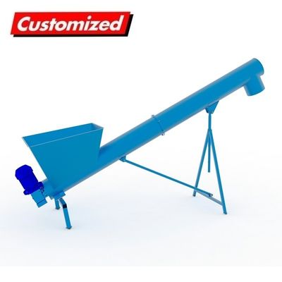 Καλή τιμή. Βιομηχανία OEM Custom Hopper Auger Conveyor Ευέλικτος μεταγωγός βίδας για χαλίκι σκυροδέματος σε απευθείας σύνδεση