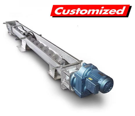 Καλή τιμή. Ανθεκτικός στη θερμότητα μεταγωγός βίδας για χειρισμό βιομηχανικών υλικών από ανοξείδωτο χάλυβα σε απευθείας σύνδεση