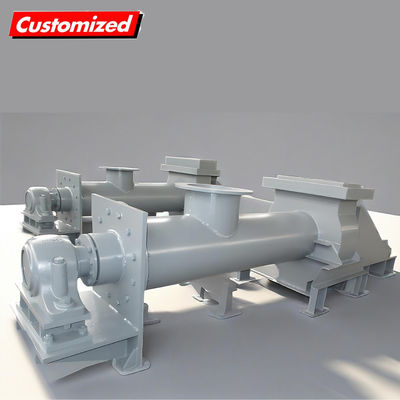 Καλή τιμή. Μεταφορέας βίδας με ανθεκτικό στη θερμότητα βρόγχο από ανοξείδωτο χάλυβα με προσαρμόσιμο βρόγχο για χειρισμό χύδην υλικών σε απευθείας σύνδεση