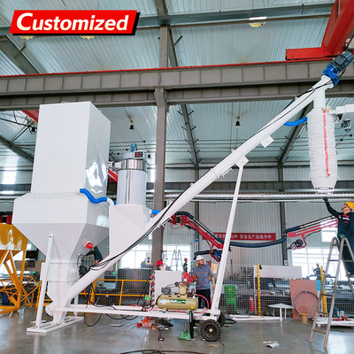 Καλή τιμή. Ελαστικός κατακόρυφος τροφοδότης από ανοξείδωτο χάλυβα με βίδα τσιμέντου σε απευθείας σύνδεση