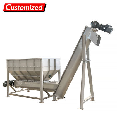 Καλή τιμή. Προσαρμοσμένος ελικοειδής ανεξάρτητος βίδα μεταγωγός για τη μεταφορά μεγάλου όγκου υλικών και μεταφορά εμπορευμάτων σε απευθείας σύνδεση