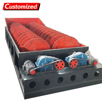 Καλή τιμή. Industrial Double-Spiral Screw Classifier Sand Washing Machine for Fine Sand Gravel Grit Silica Washing σε απευθείας σύνδεση