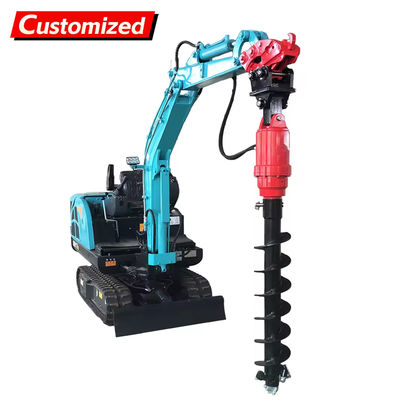 Καλή τιμή. Customized Auger Boring Machine Mini Earth Auger Drive Excavator Auger Drilling Machine  Auger Screw Pile Driver Ground Screw Drilling  For Utility Pole Pits, Tree Planting Holes, Photovoltaic Power σε απευθείας σύνδεση