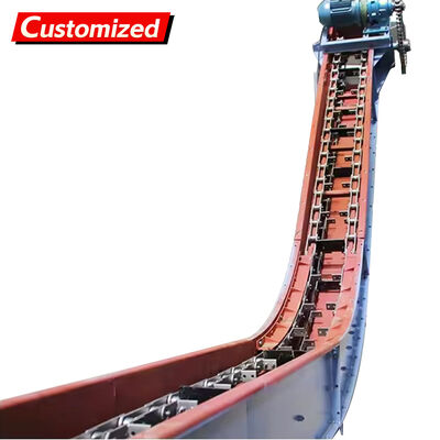 Καλή τιμή. Custom-made high-quality chain scraper conveyors and inclined drag chain scraper conveyors, suitable for transporting coal/ash/biomass, with specialized chain conveyors for wood chips. σε απευθείας σύνδεση