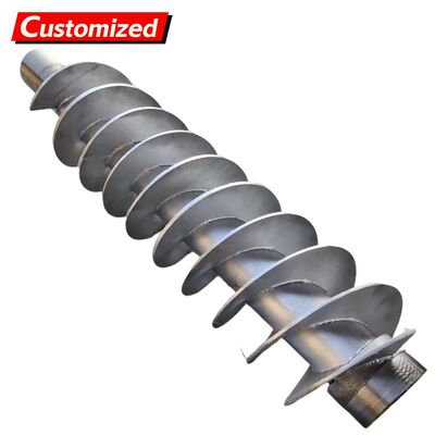 Καλή τιμή. Προσαρμοσμένες λεπίδες κοχλιοφόρου μεταφορέα από ανοξείδωτο χάλυβα και ανθρακούχο χάλυβα με σχέδια με άξονα/χωρίς άξονα για εξαρτήματα κοχλιοφόρου μεταφορέα Ενέργεια & Εξόρυξη, Αγροκτήματα, Κατασκευαστικά έργα σε απευθείας σύνδεση
