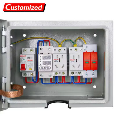 Καλή τιμή. IP55 Αδιάβροχο κουτί διανομής με ονομαστική τάση 220V/380V και πιστοποιημένη κλειδαριά κατά της κλοπής για βιομηχανικές εφαρμογές σε απευθείας σύνδεση