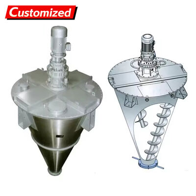Καλή τιμή. Προσαρμοσμένος κωνικός αναμικτήρας βιδών από ανοξείδωτο χάλυβα SUS316L 50 λίτρων για μηχανή ανάμιξης σκόνης χημικής επεξεργασίας σε απευθείας σύνδεση