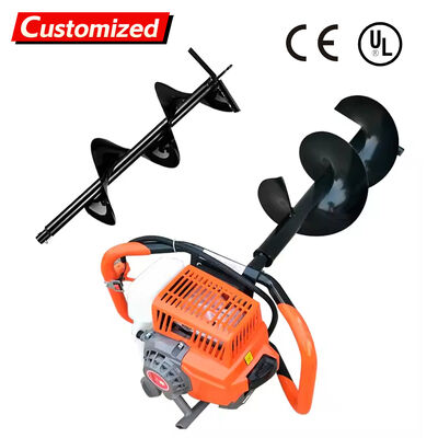 Καλή τιμή. Μεταφορτωτή μηχανή γης με κινητήρα βενζίνη - Πολυλειτουργική μηχανή γεώτρησης για την φύτευση δέντρων και την εξόρυξη σε απευθείας σύνδεση