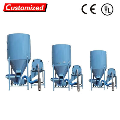 Καλή τιμή. Προσαρμοσμένο 300-2000 kg/h υψηλής απόδοσης κατακόρυφο συντρίμμιο ζωοτροφών για την επεξεργασία σιτηρών ζωοτροφών πουλερικών σε απευθείας σύνδεση